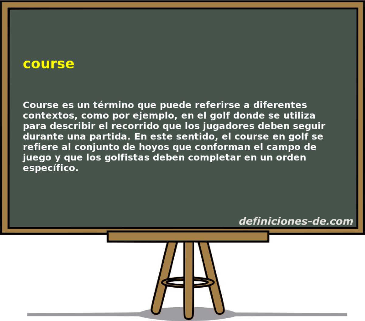 course 