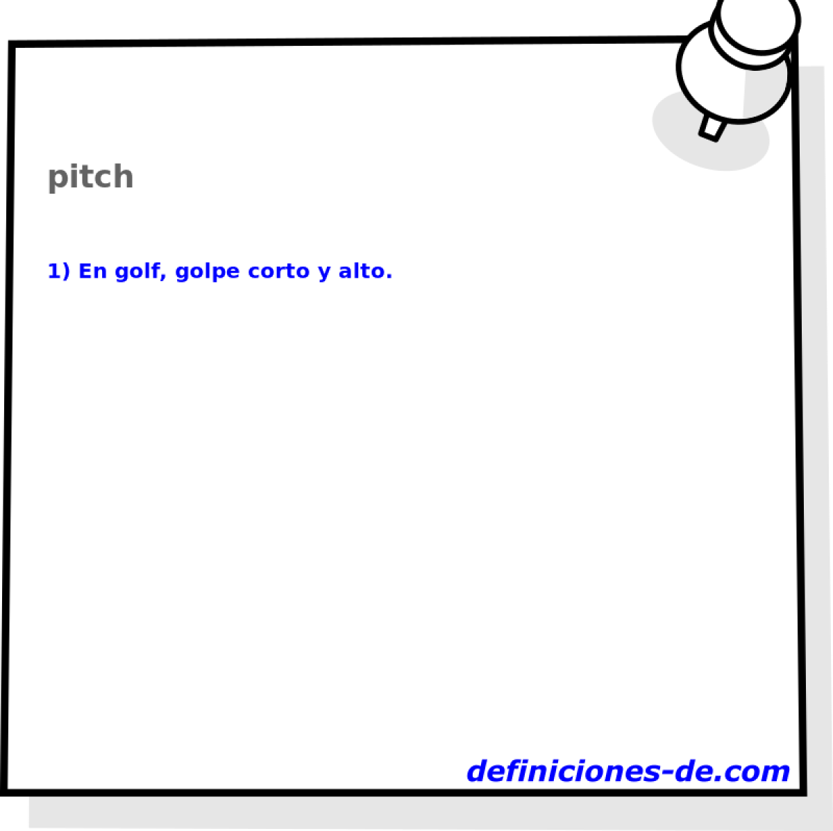 pitch 