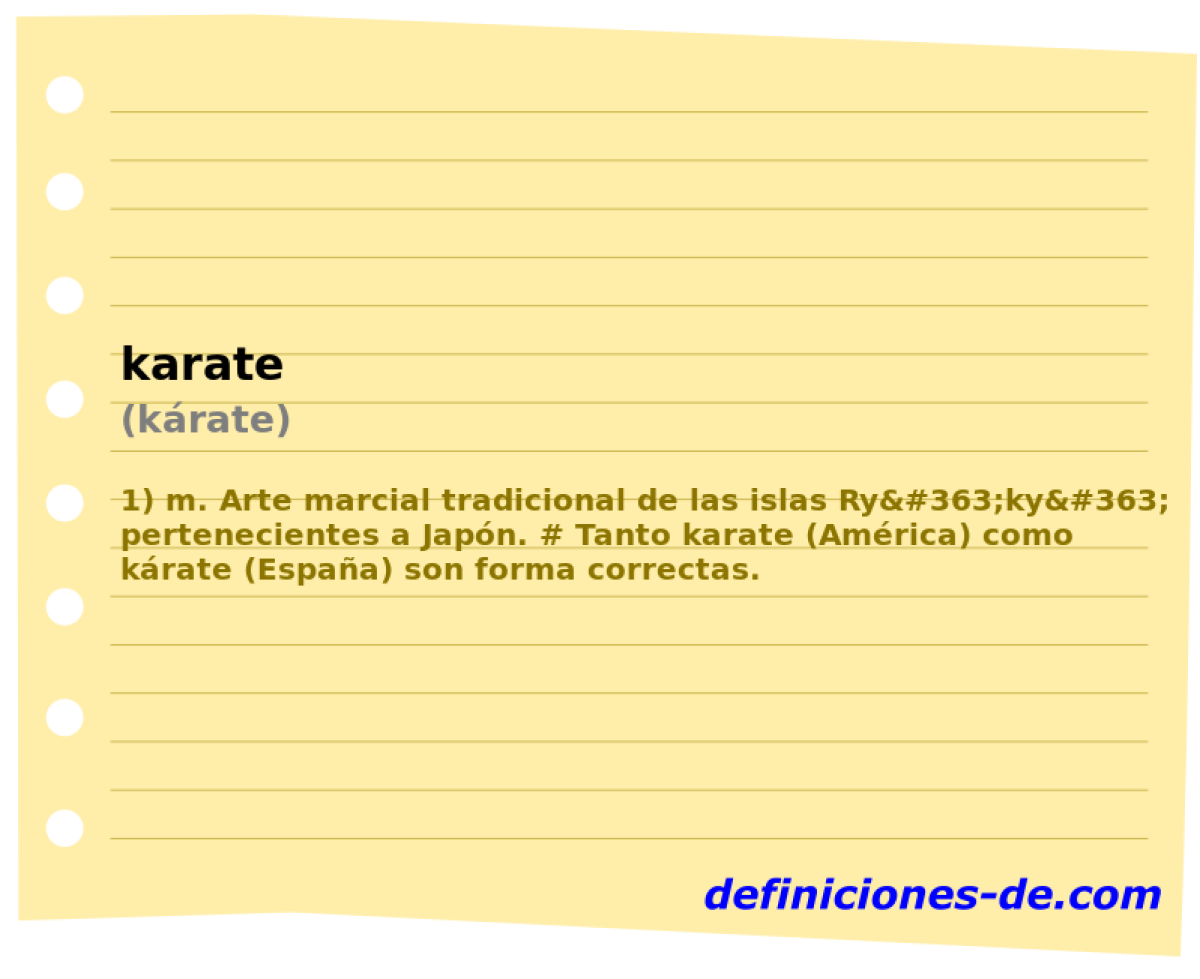 karate (krate)