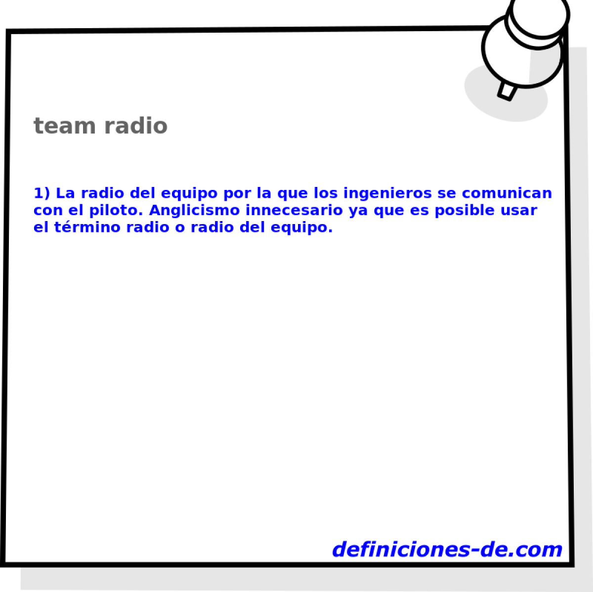 team radio 