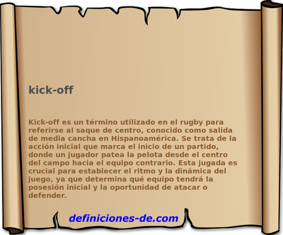kick-off 