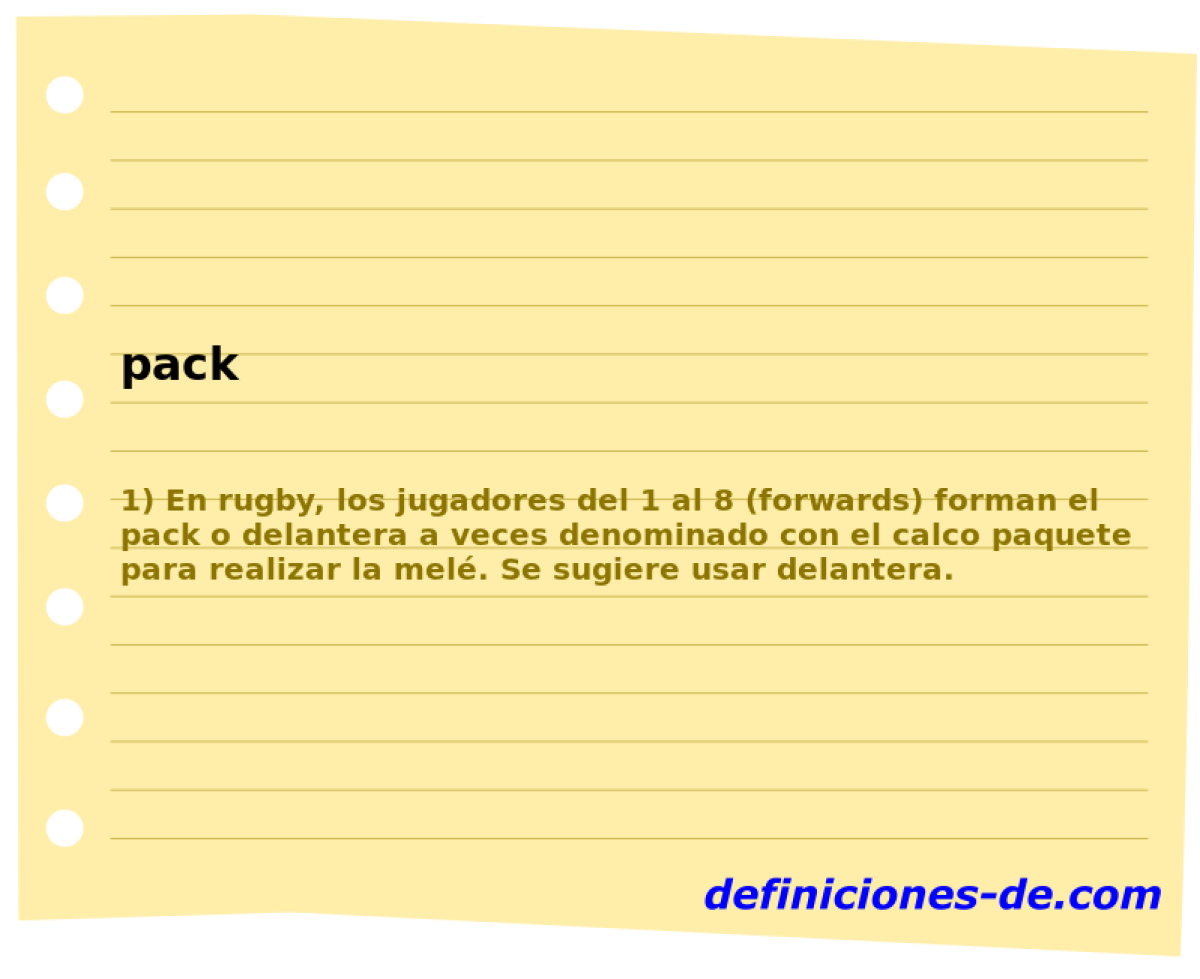pack 