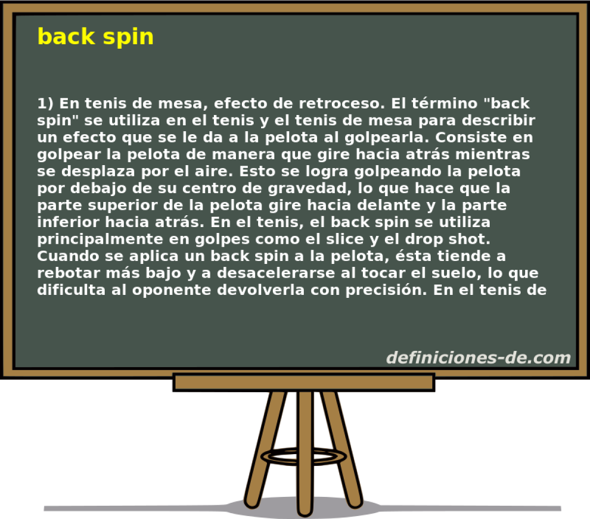 back spin 