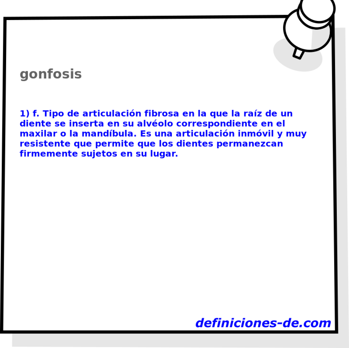gonfosis 