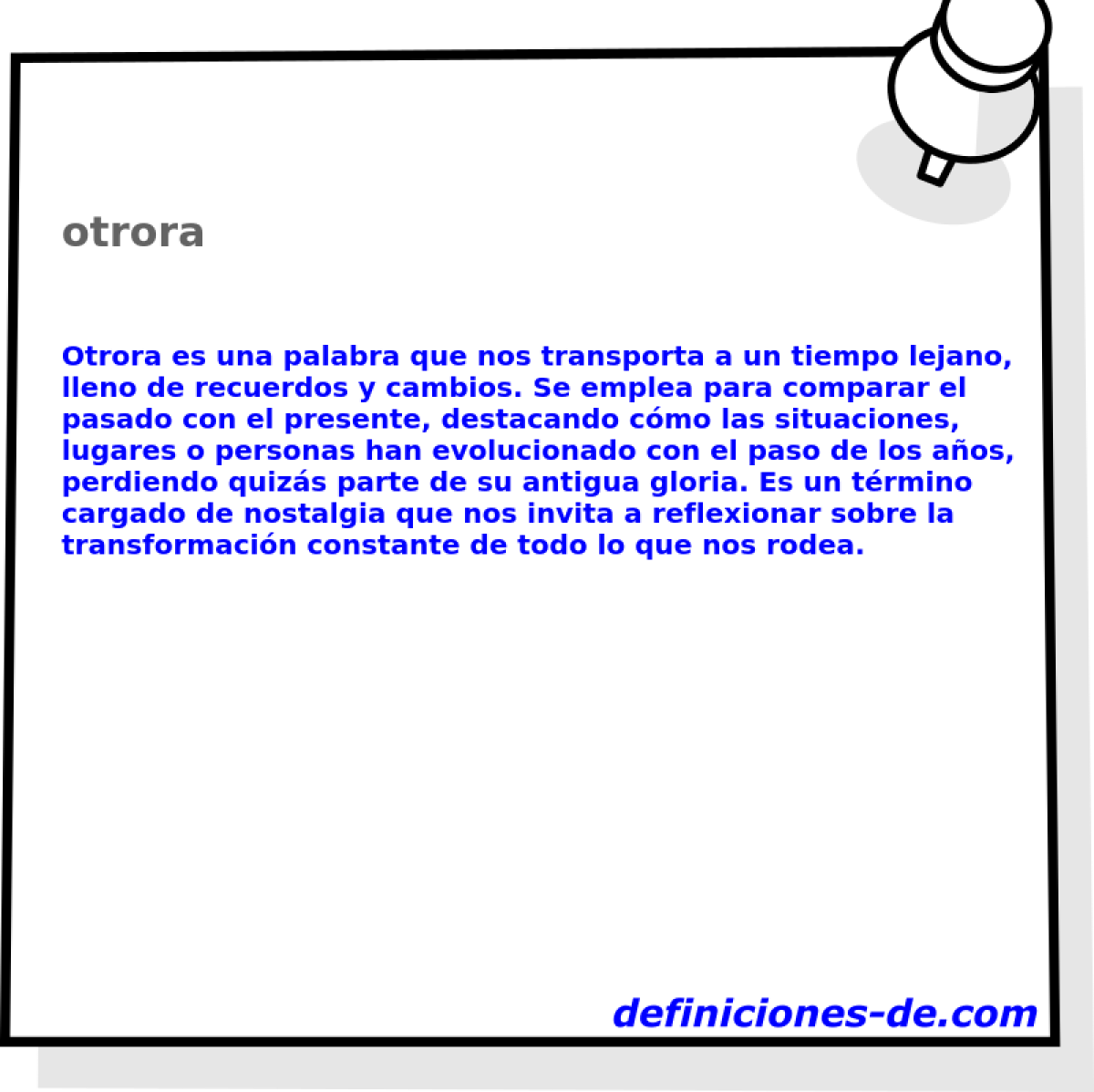 otrora 