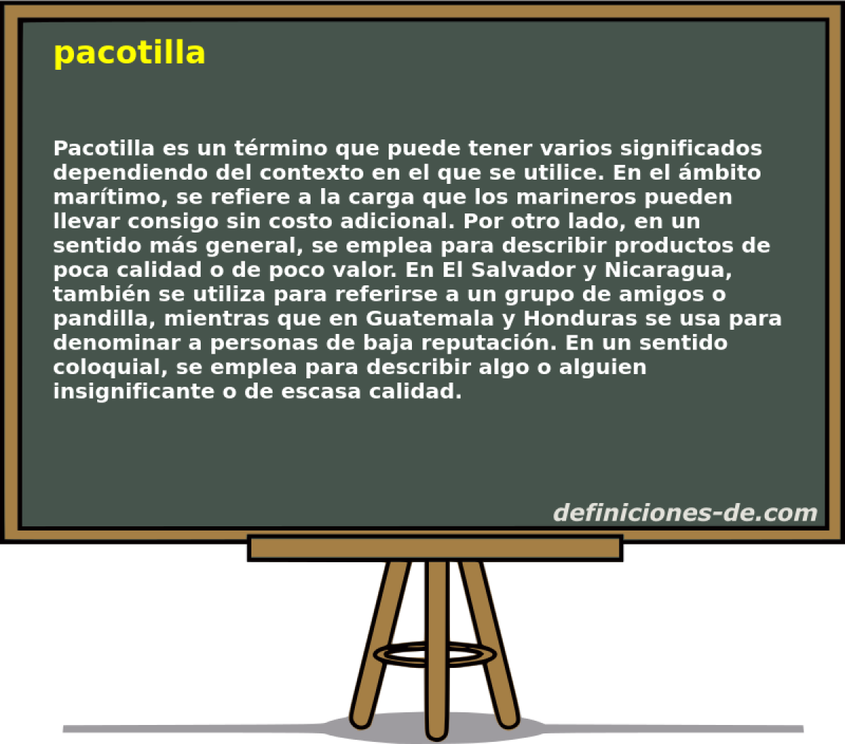 pacotilla 