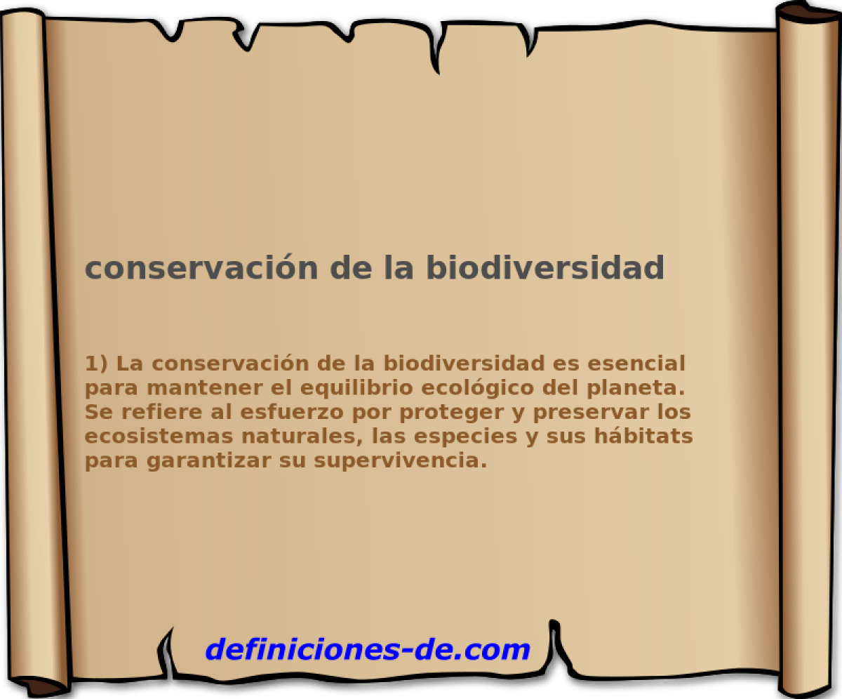 conservacin de la biodiversidad 