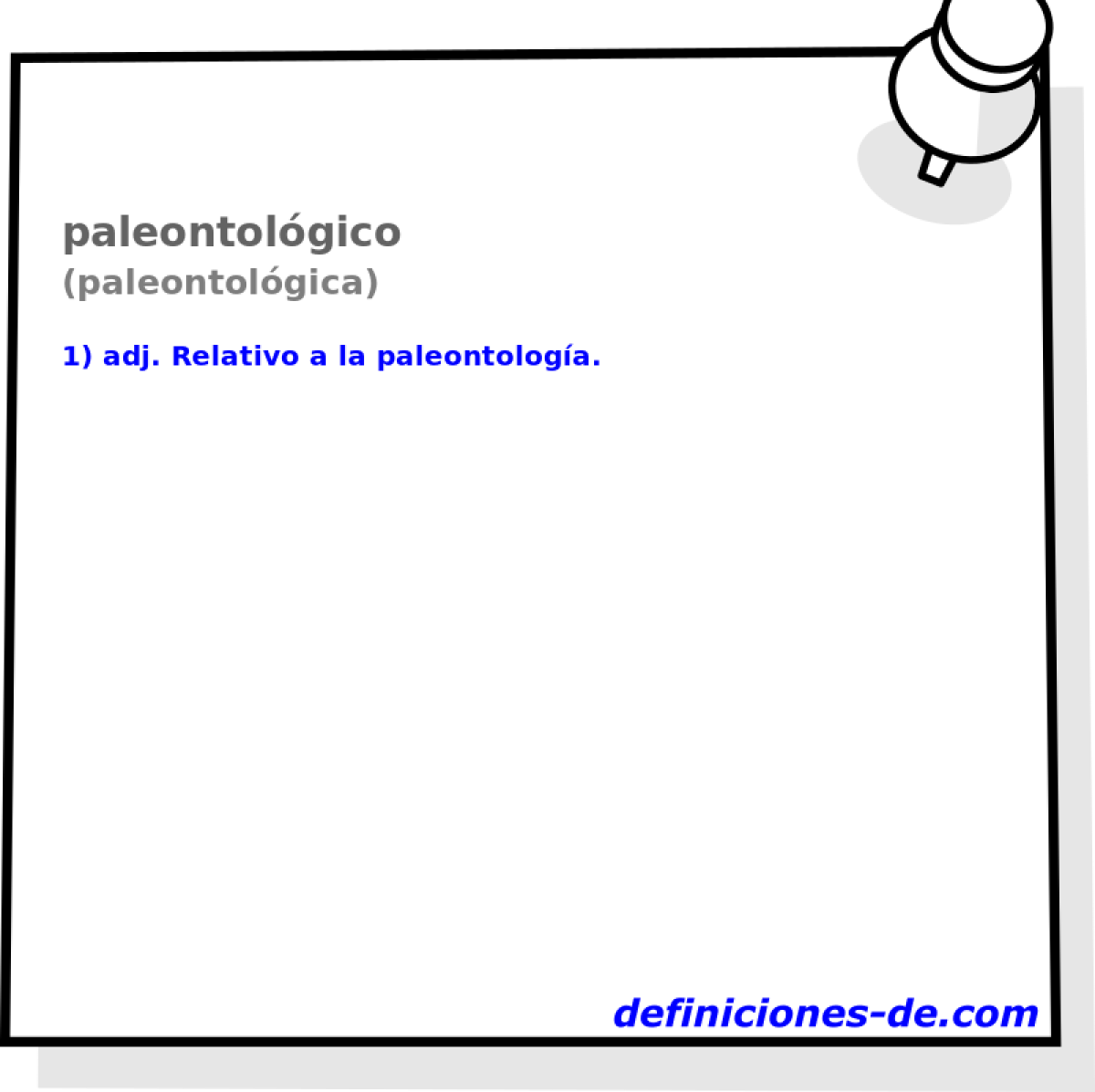 paleontolgico (paleontolgica)