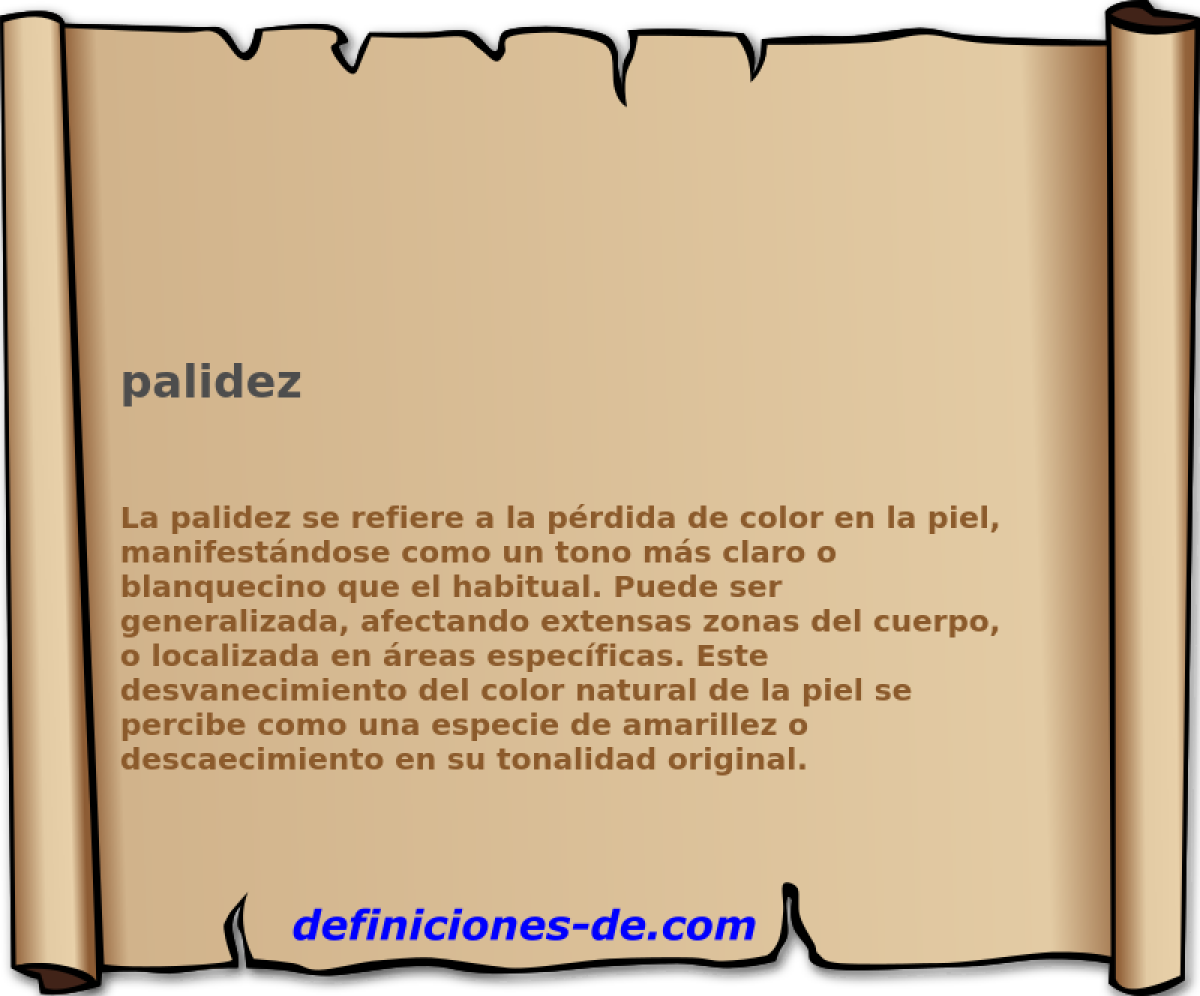 palidez 