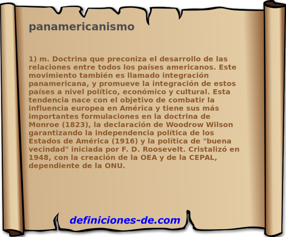 panamericanismo 