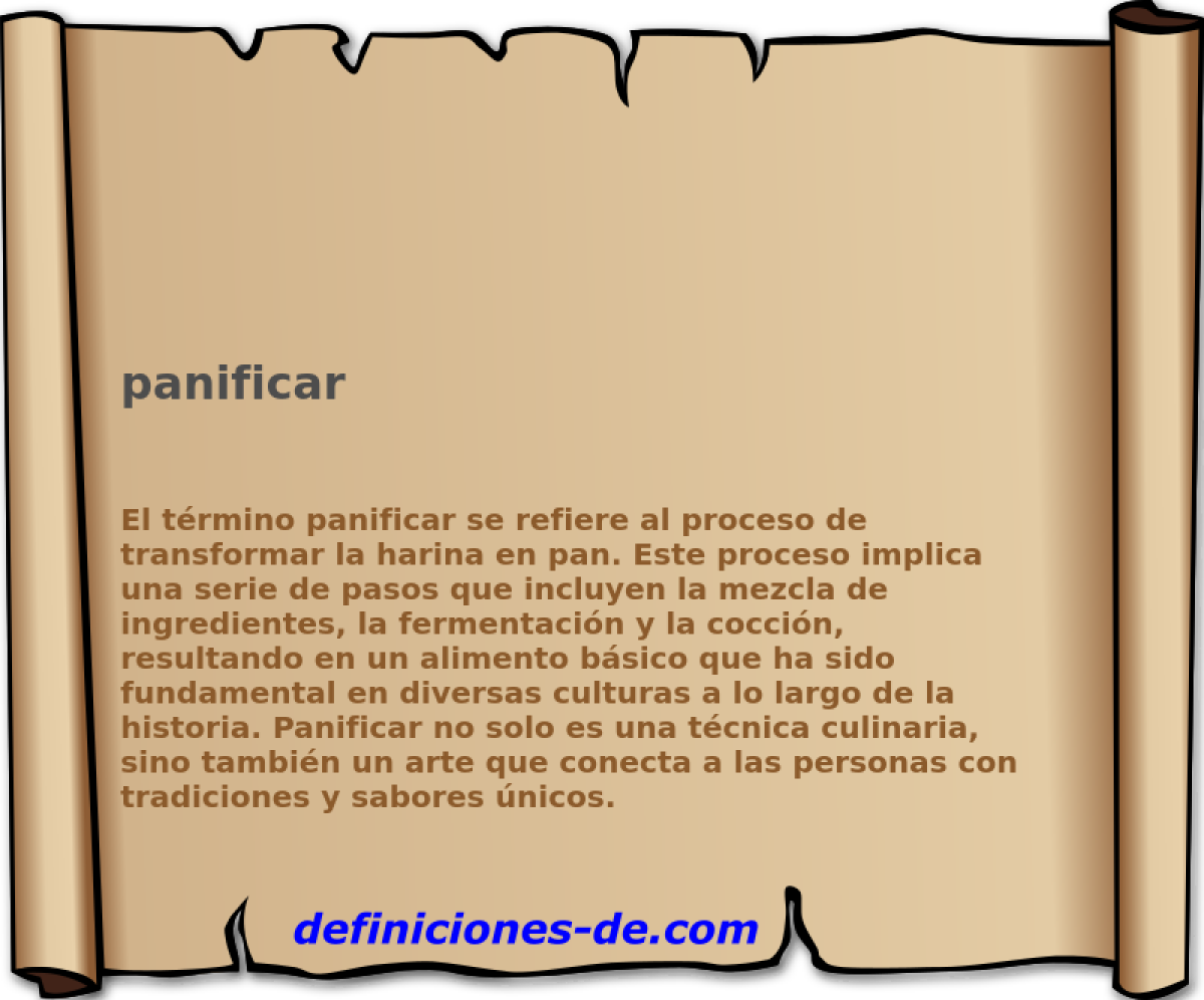 panificar 