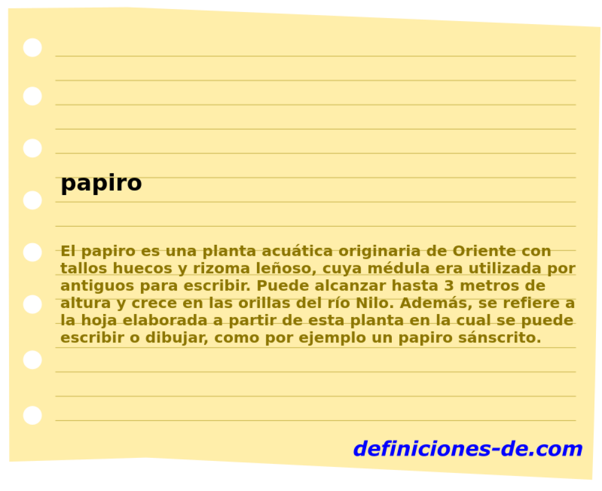 papiro 