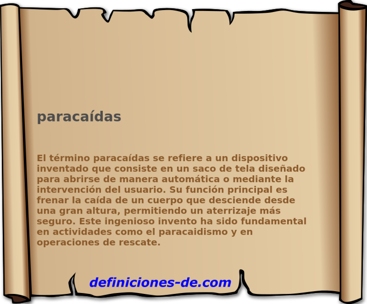 paracadas 