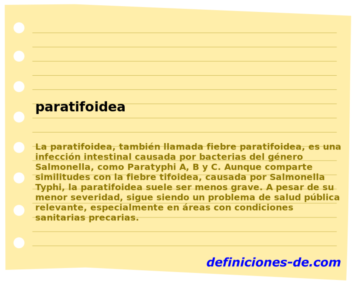 paratifoidea 