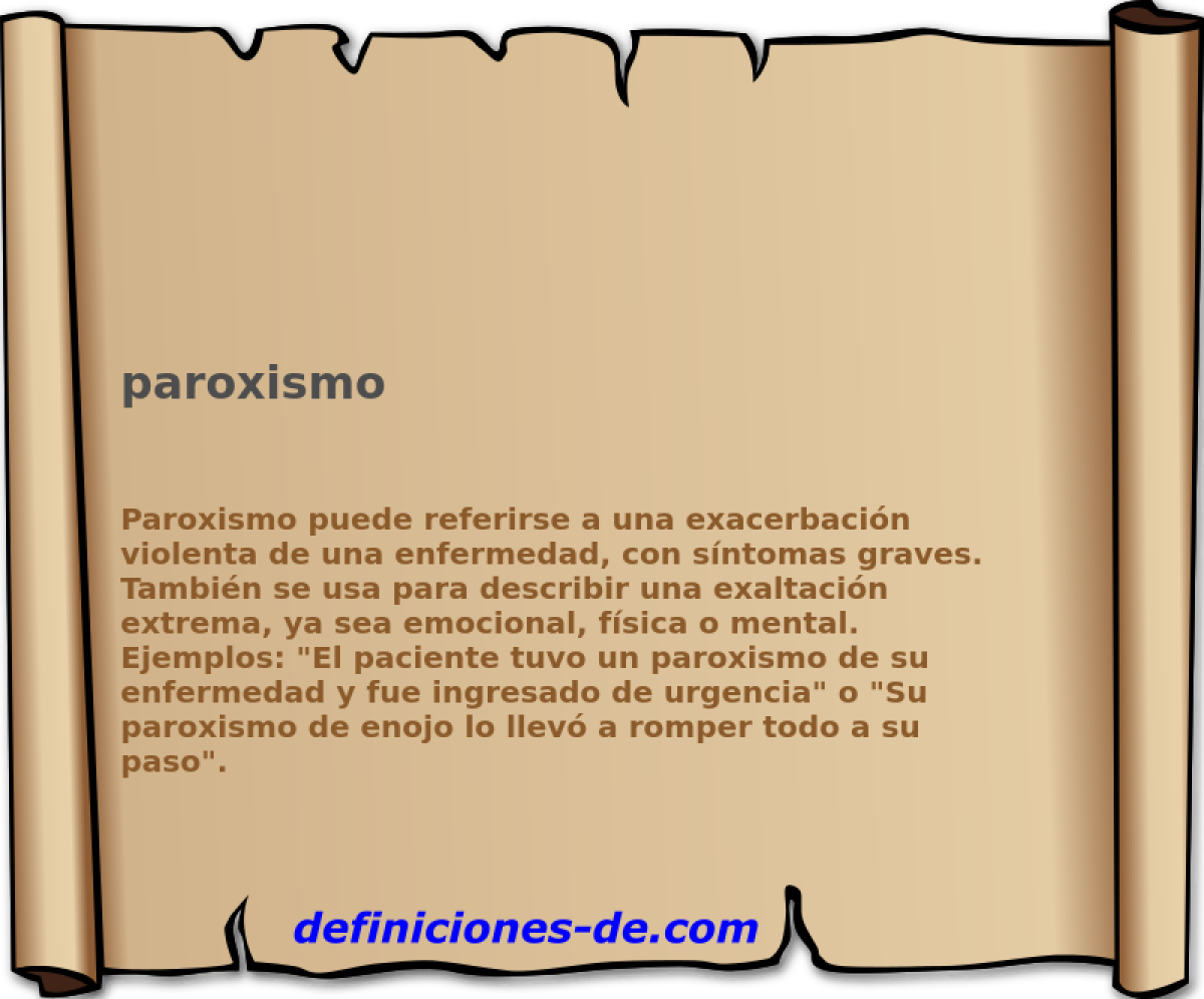 paroxismo 