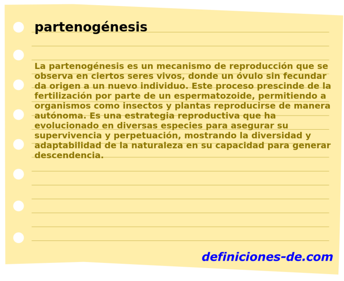 partenognesis 