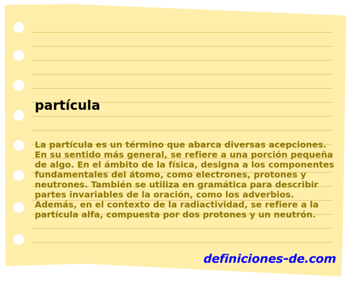 partcula 