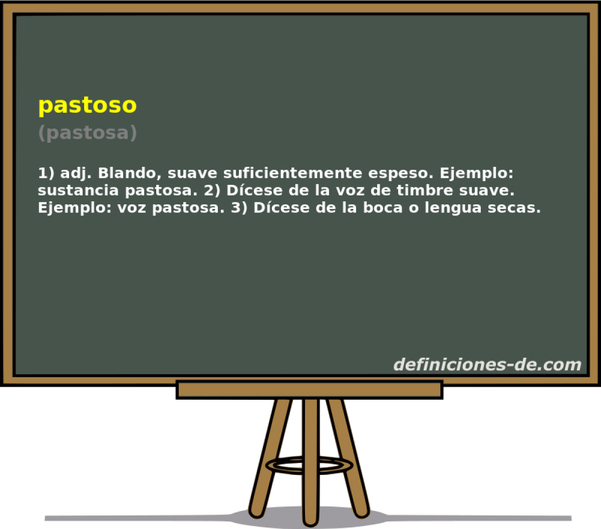 pastoso (pastosa)