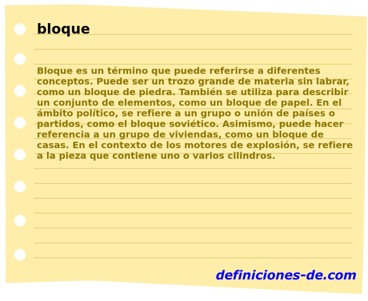 bloque 