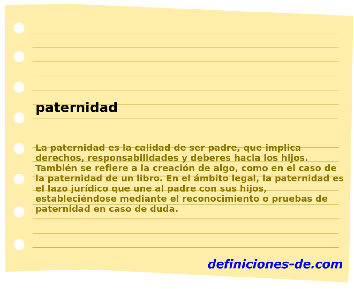 paternidad 