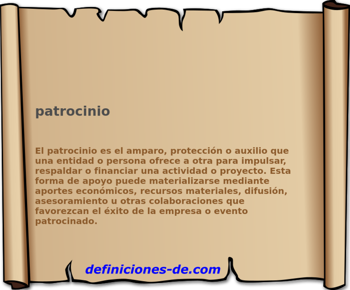 patrocinio 