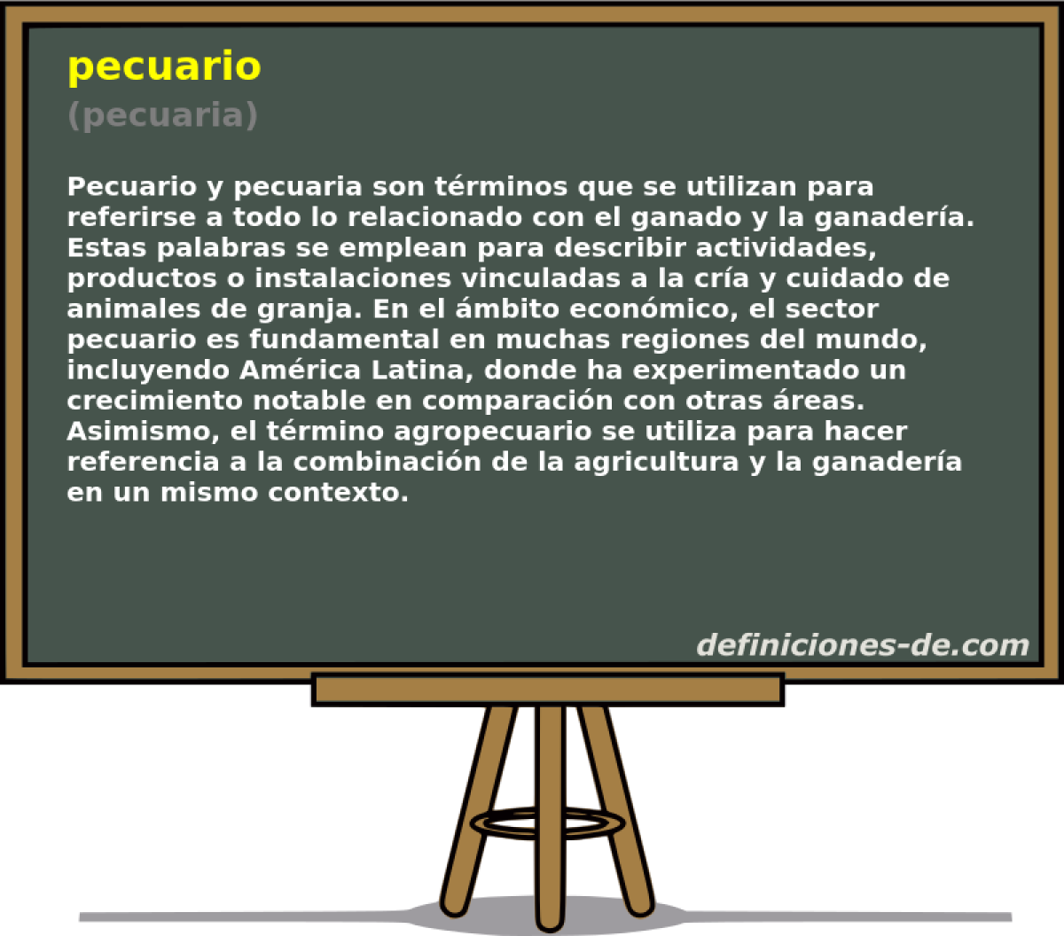 pecuario (pecuaria)