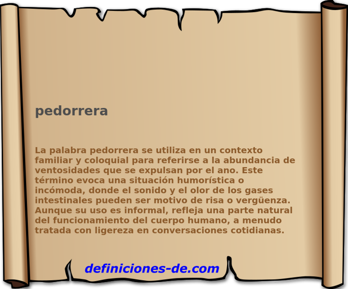 pedorrera 