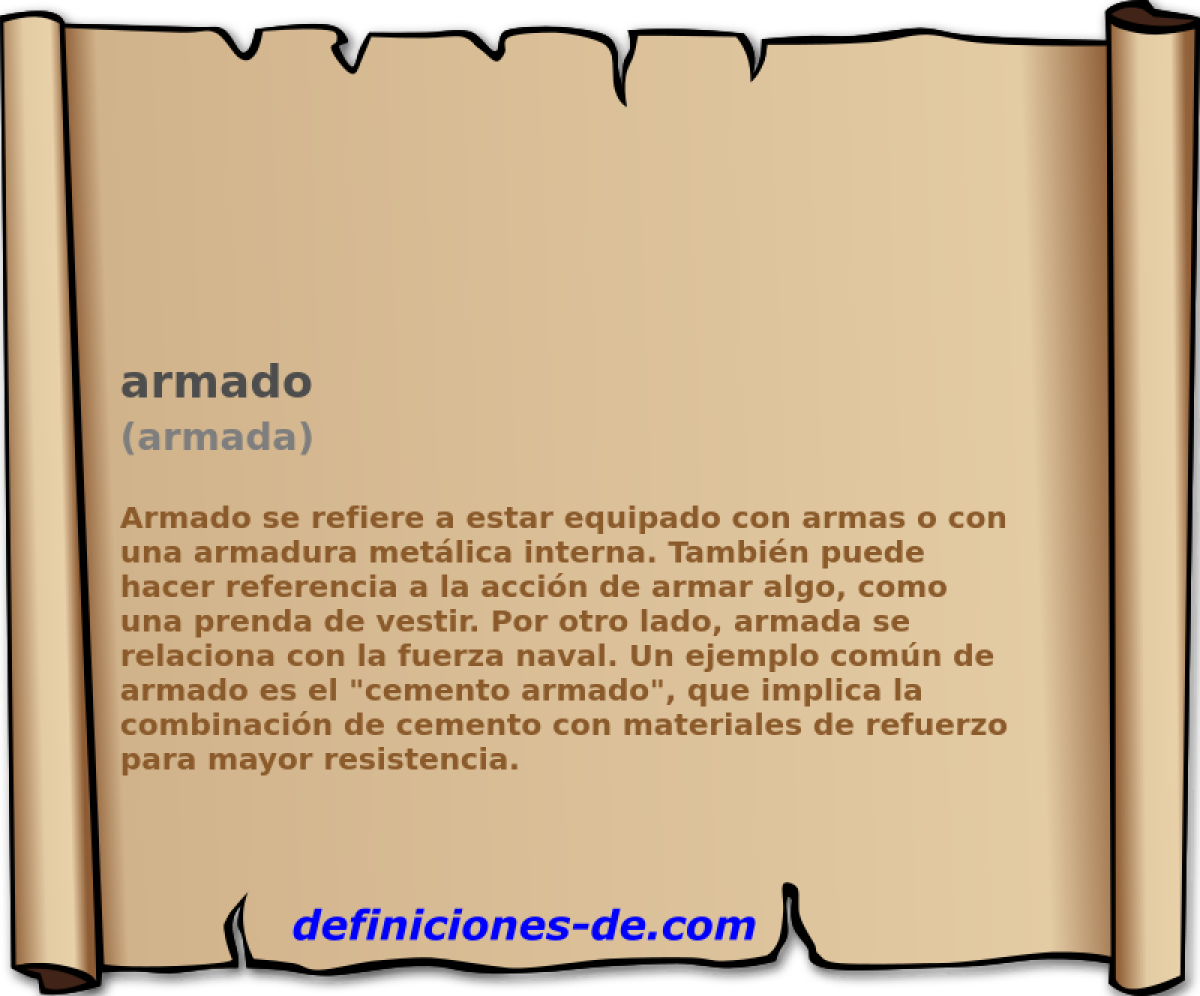 armado (armada)