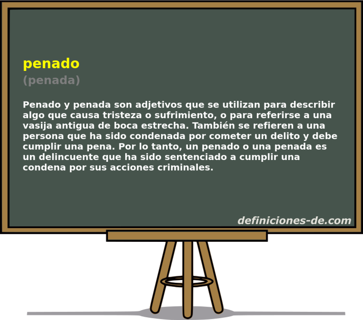 penado (penada)