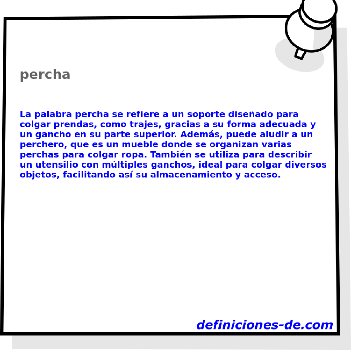 percha 