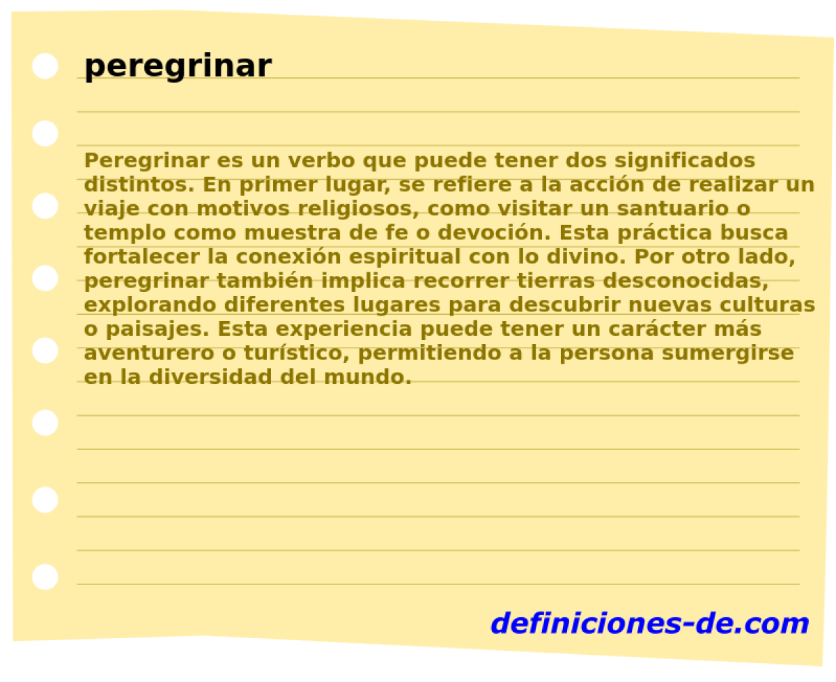 peregrinar 