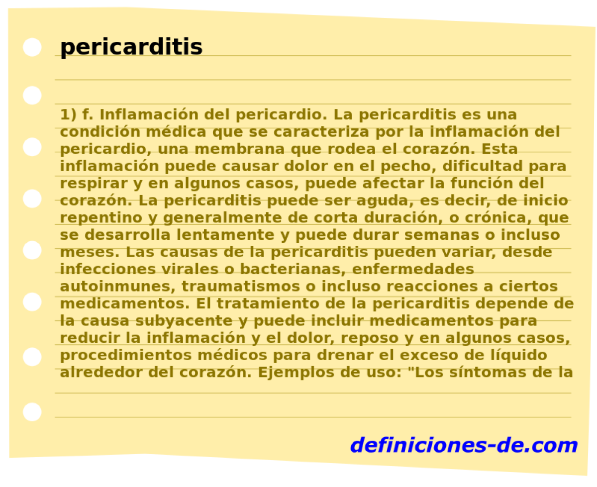 pericarditis 