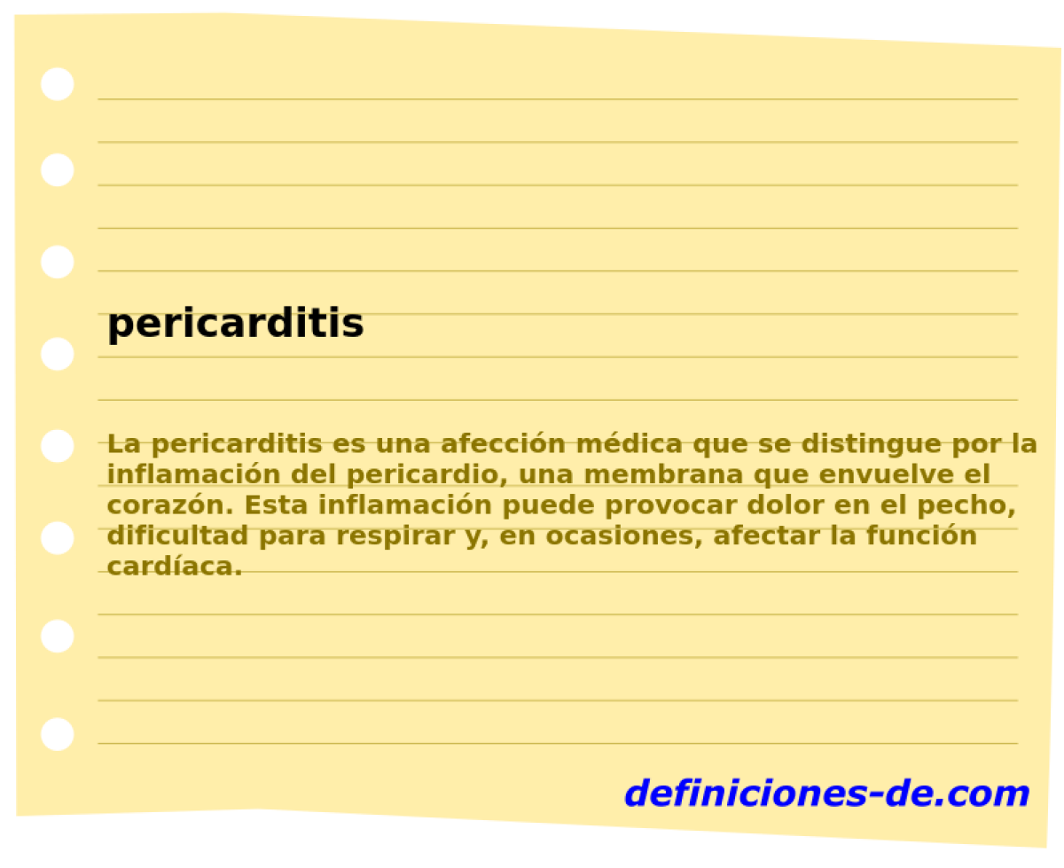 pericarditis 