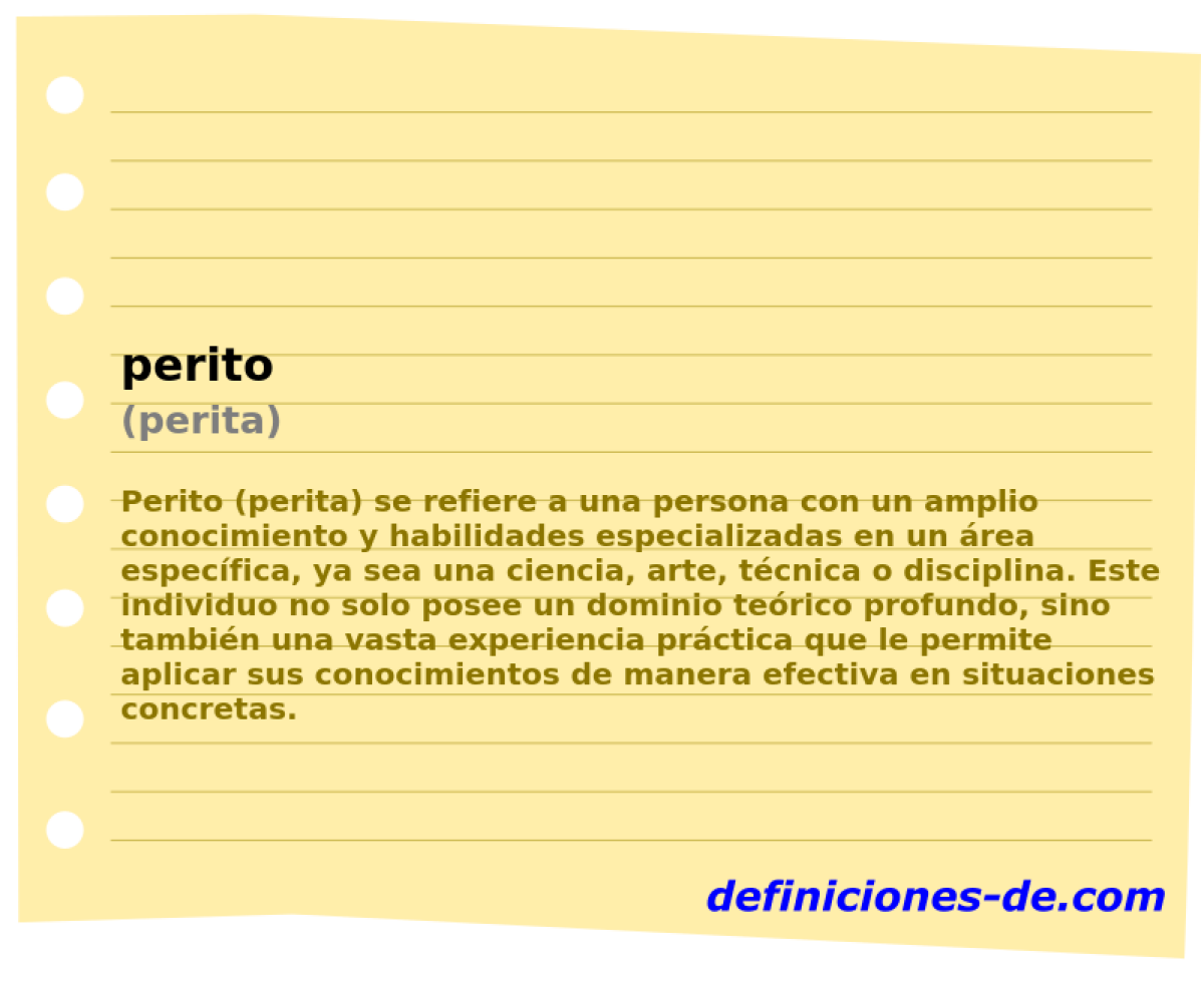 perito (perita)