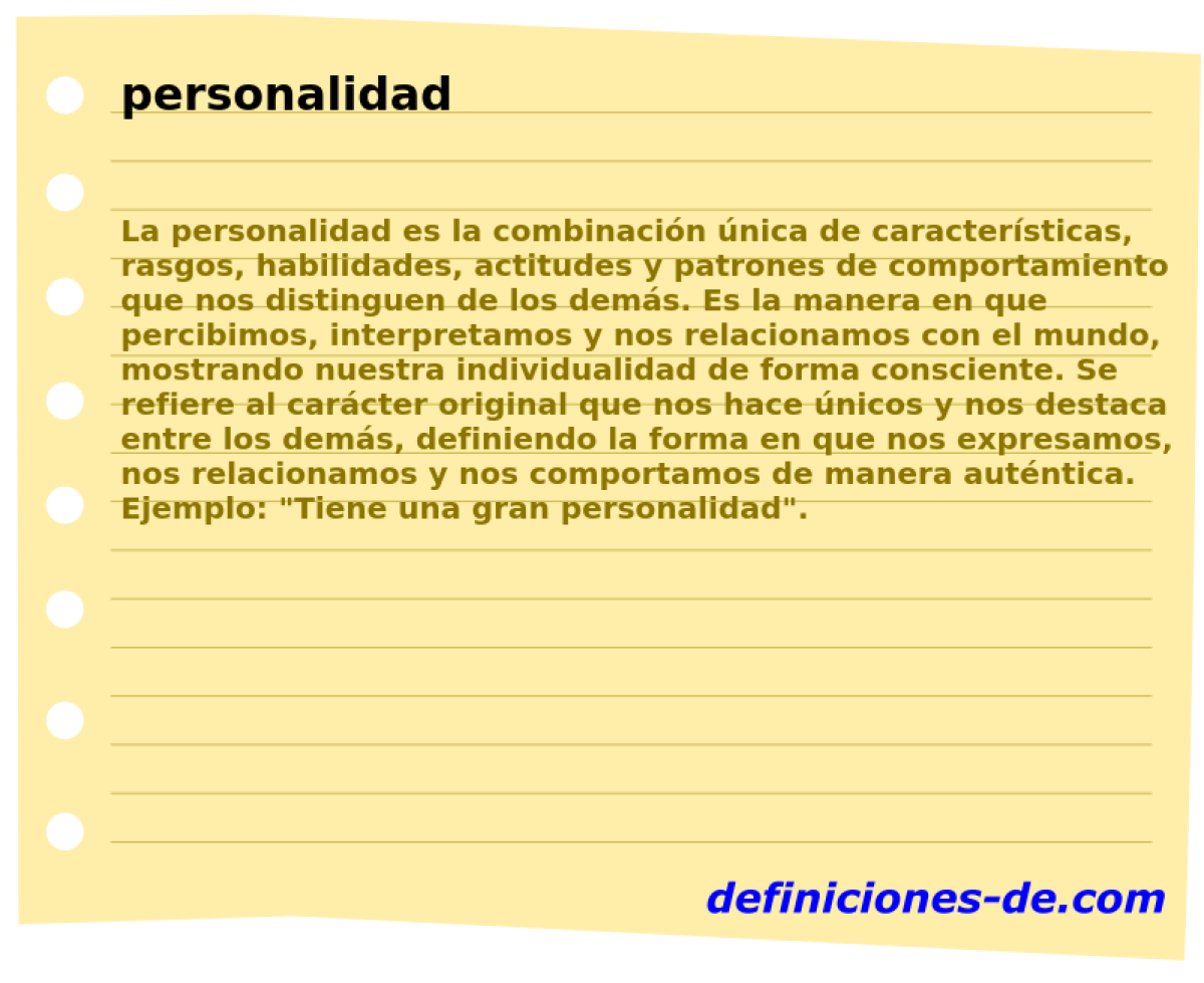 personalidad 