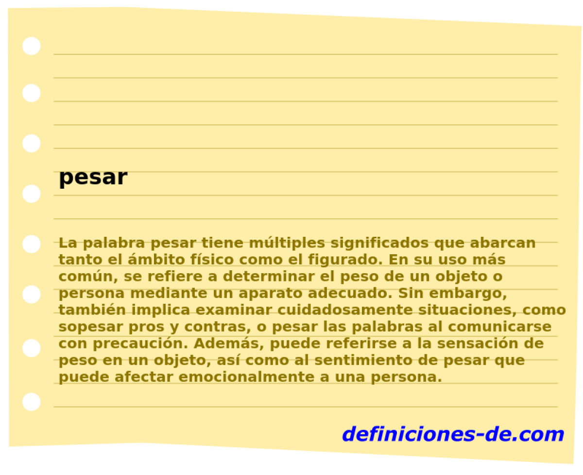 pesar 