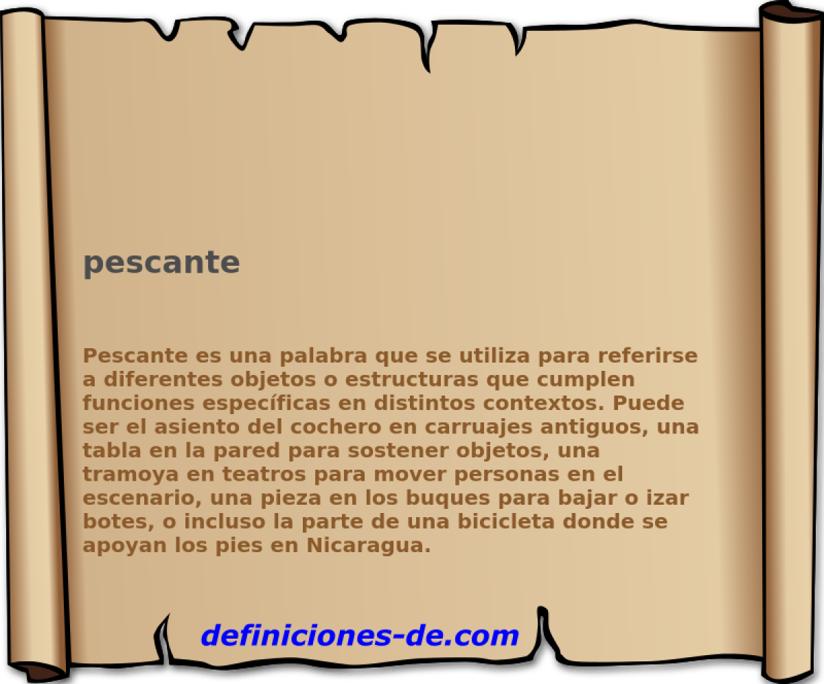 pescante 