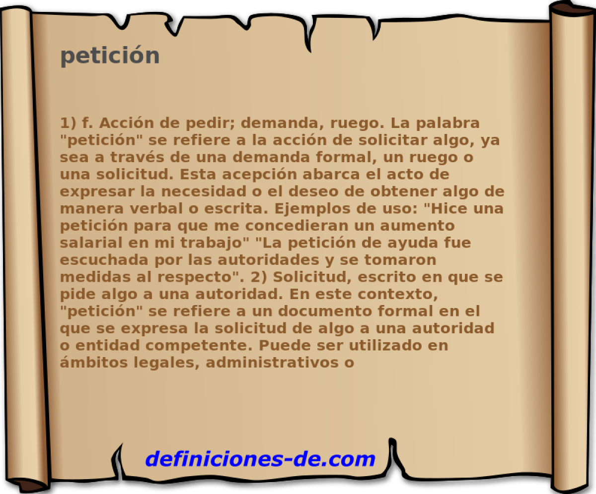 peticin 