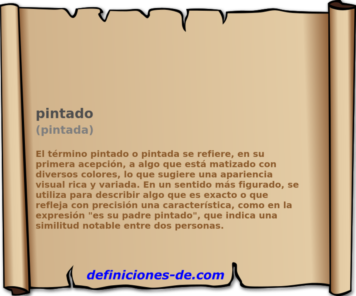 pintado (pintada)