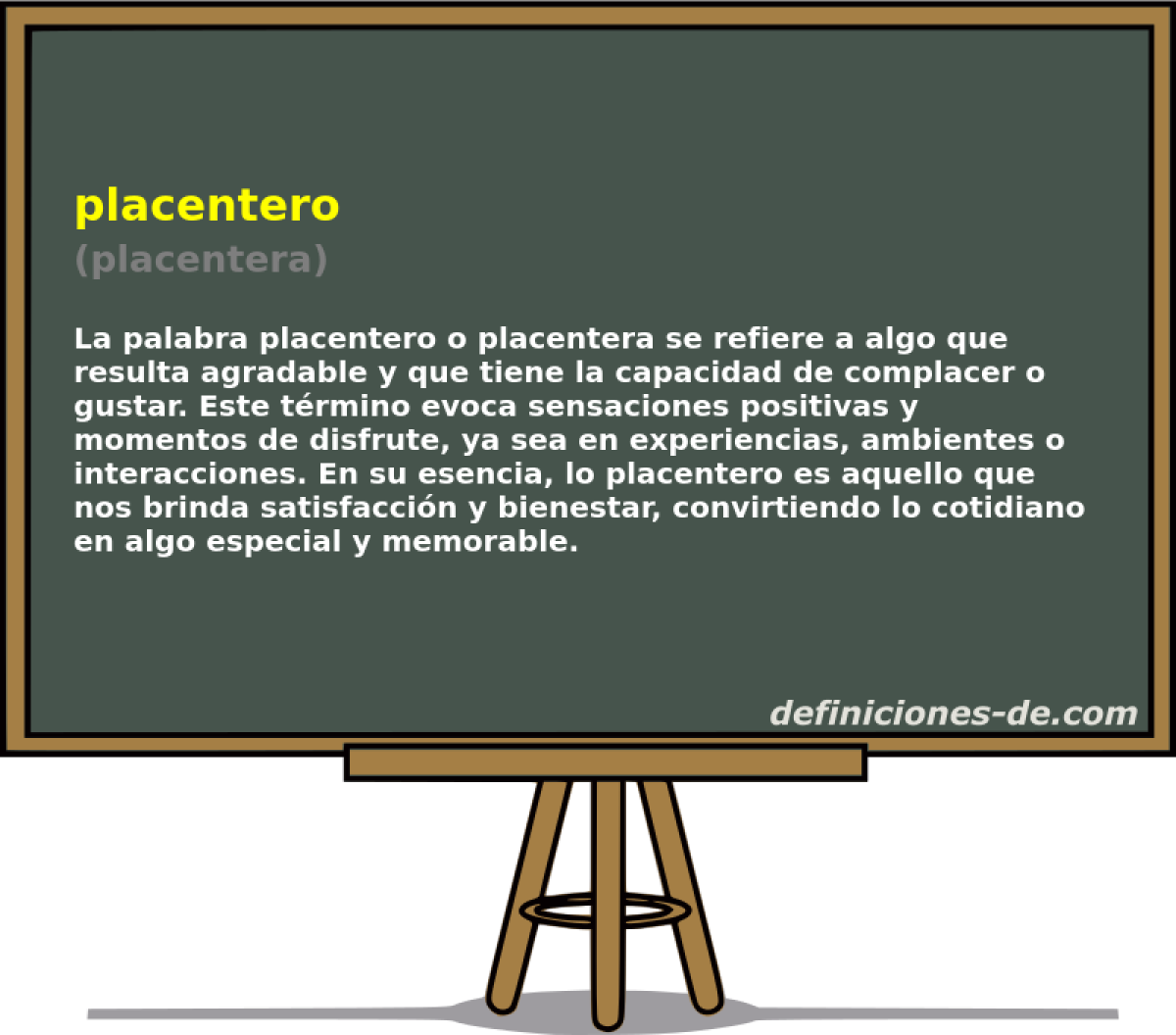 placentero (placentera)