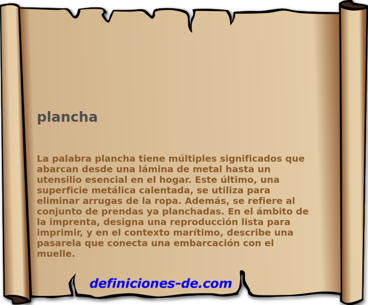 plancha 