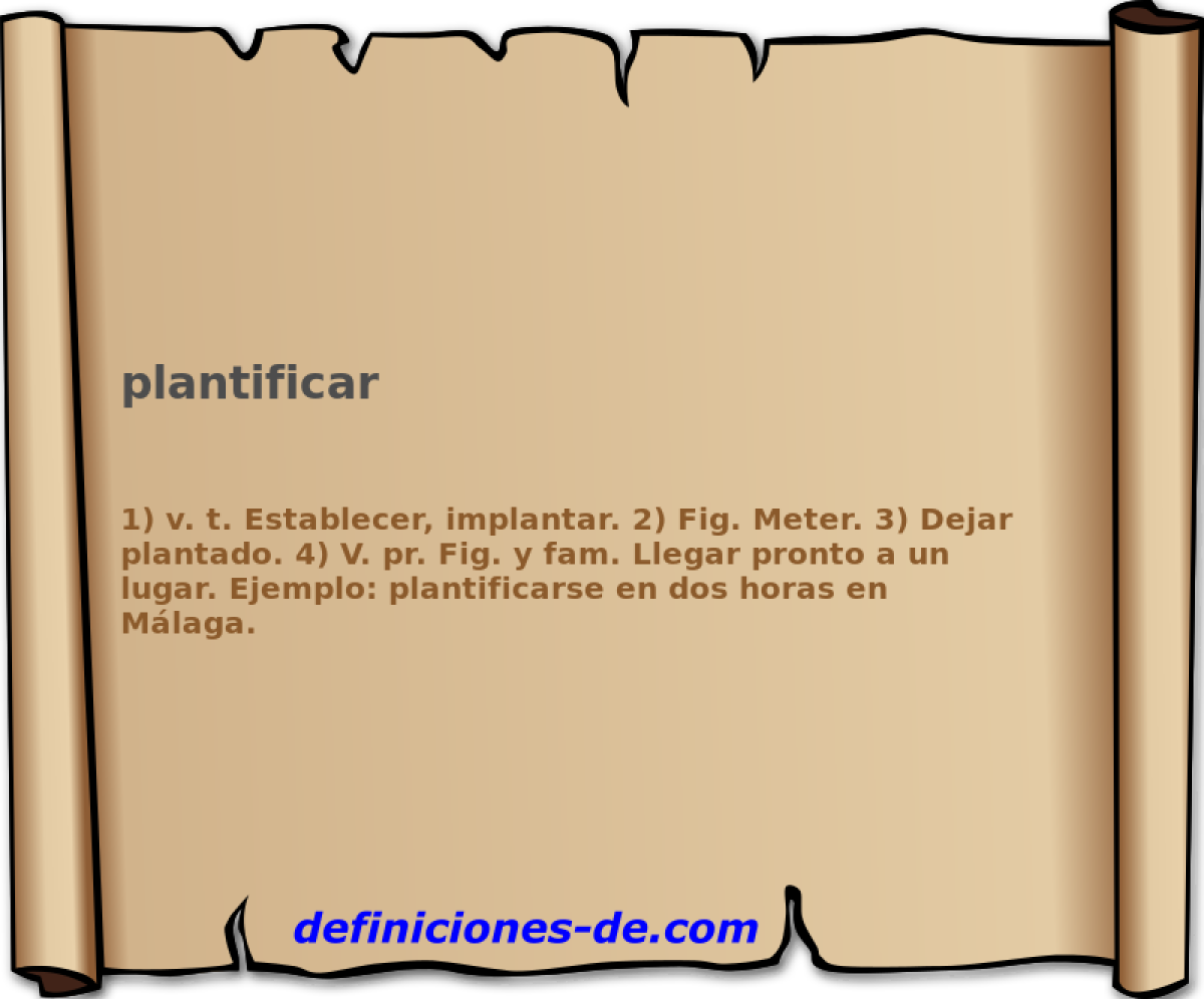 plantificar 