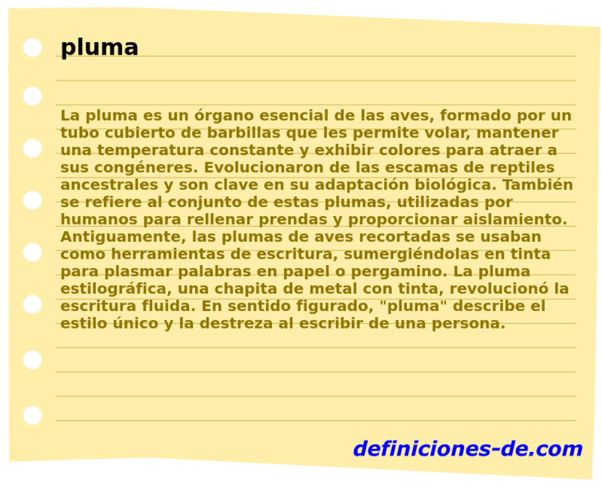 pluma 