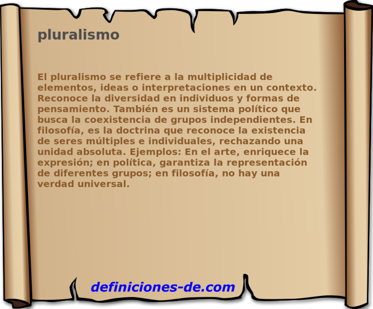 pluralismo 