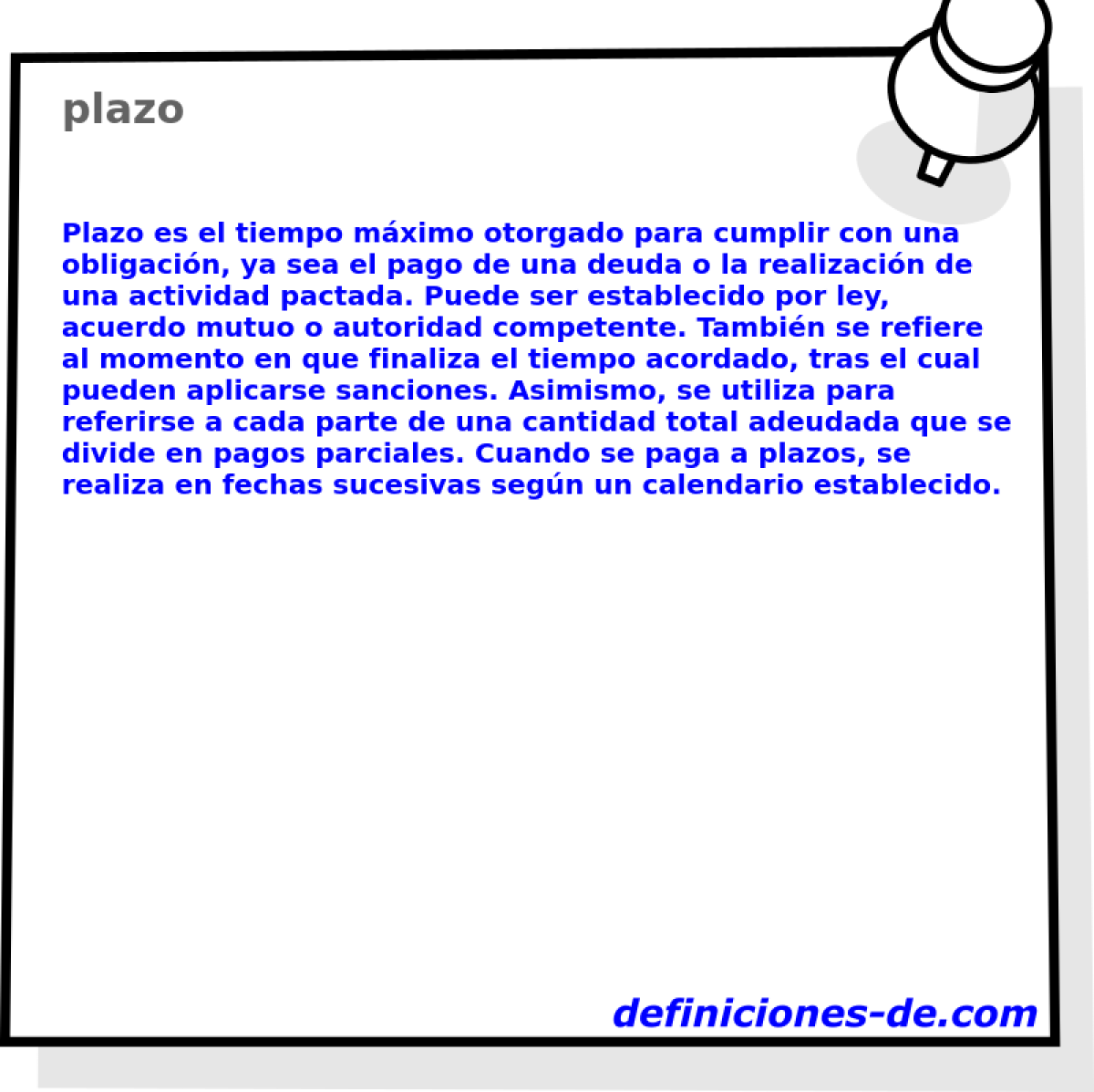 plazo 