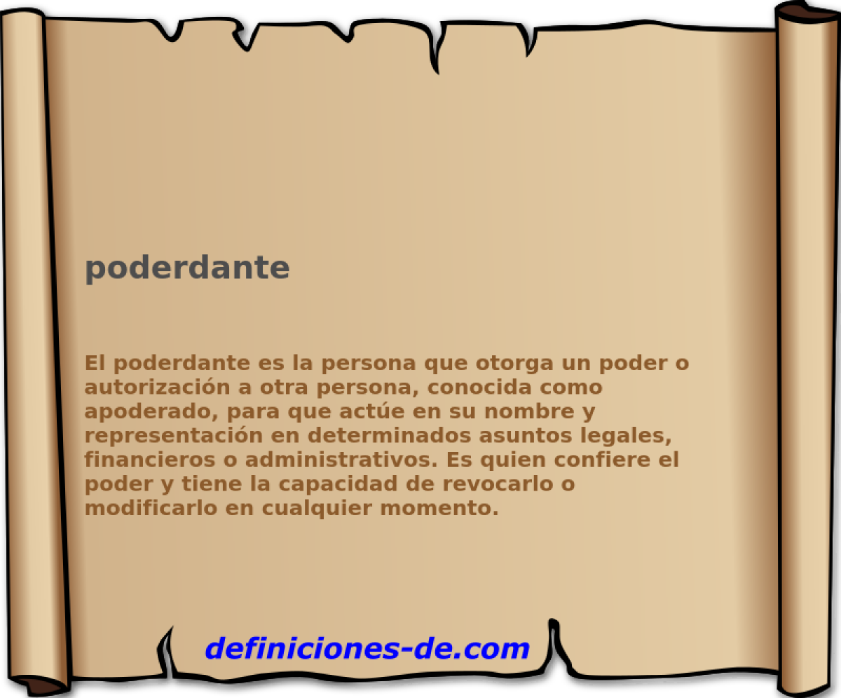 poderdante 