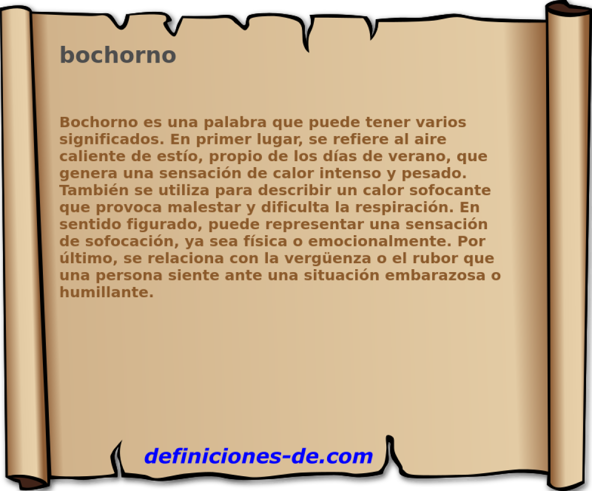 bochorno 