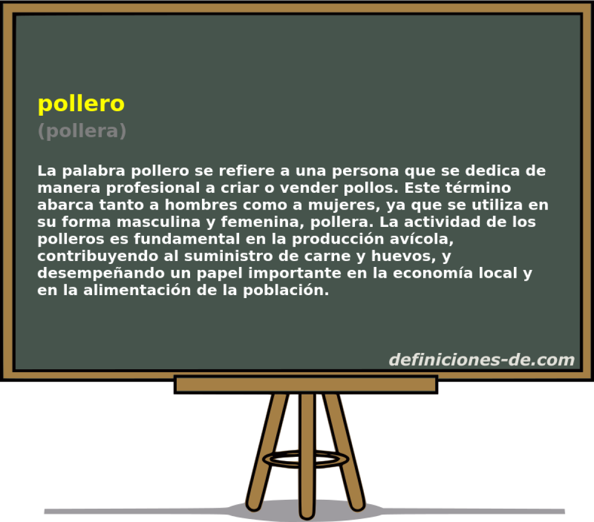 pollero (pollera)