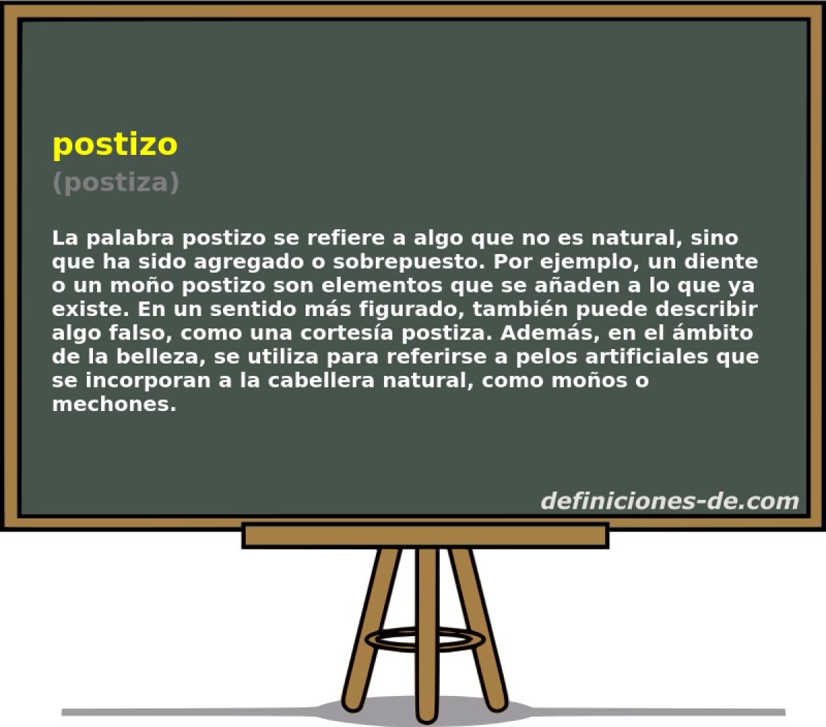 postizo (postiza)