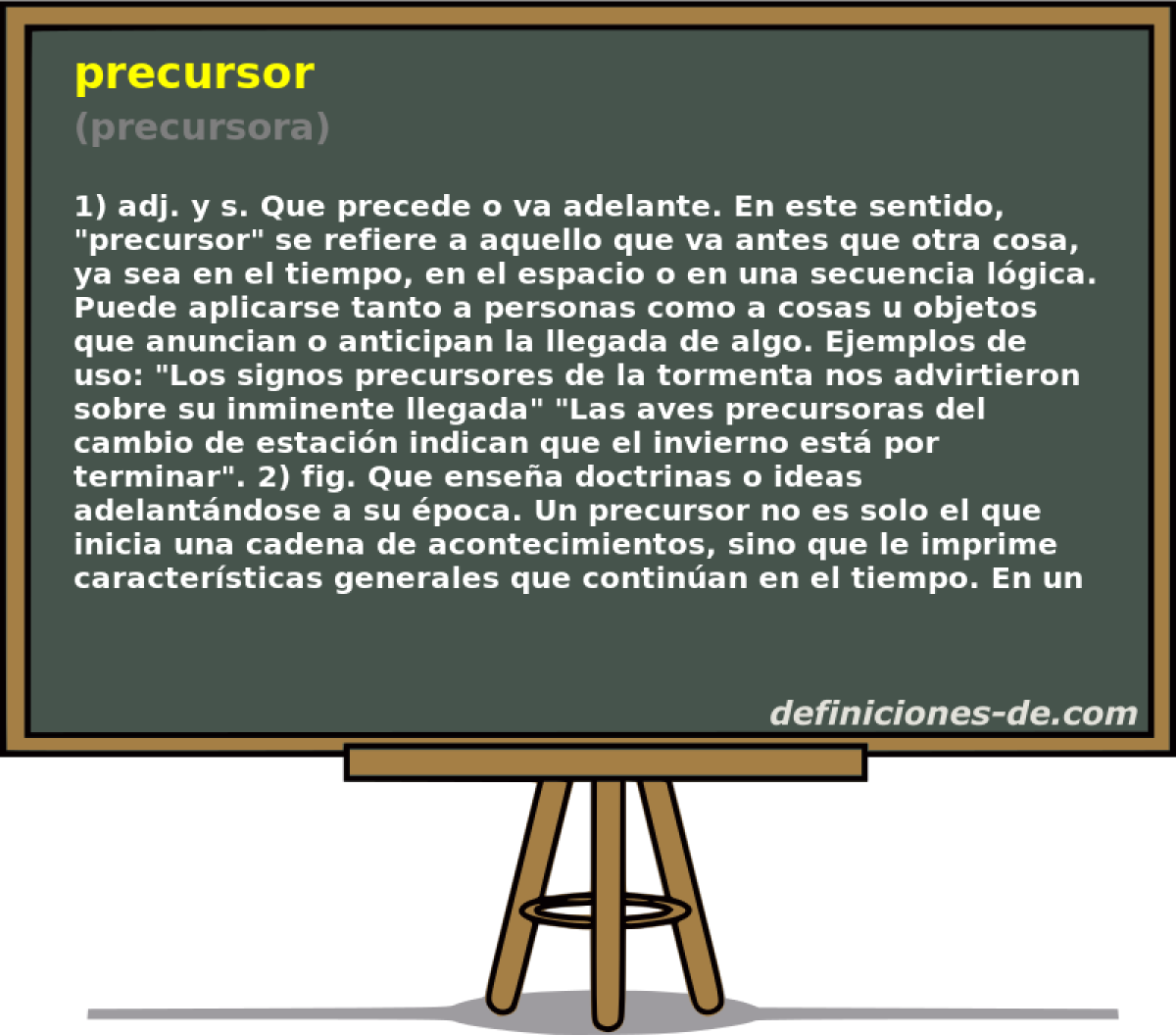 precursor (precursora)